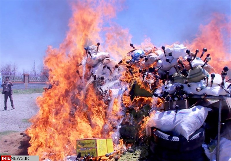 امحا یک تن مواد مخدر در استان کرمانشاه