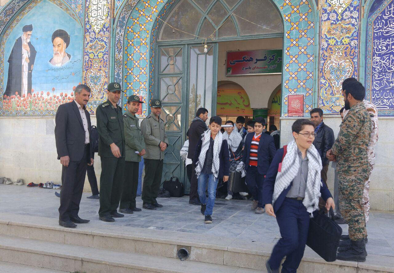 اعزام 250دانش آموز بویراحمدی به مناطق عملیاتی جنوب کشور