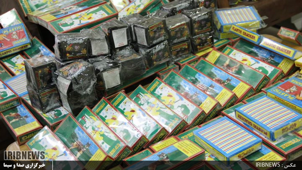 کشف 90 هزار عدد انواع مواد محترقه آتش زا در پارس آباد