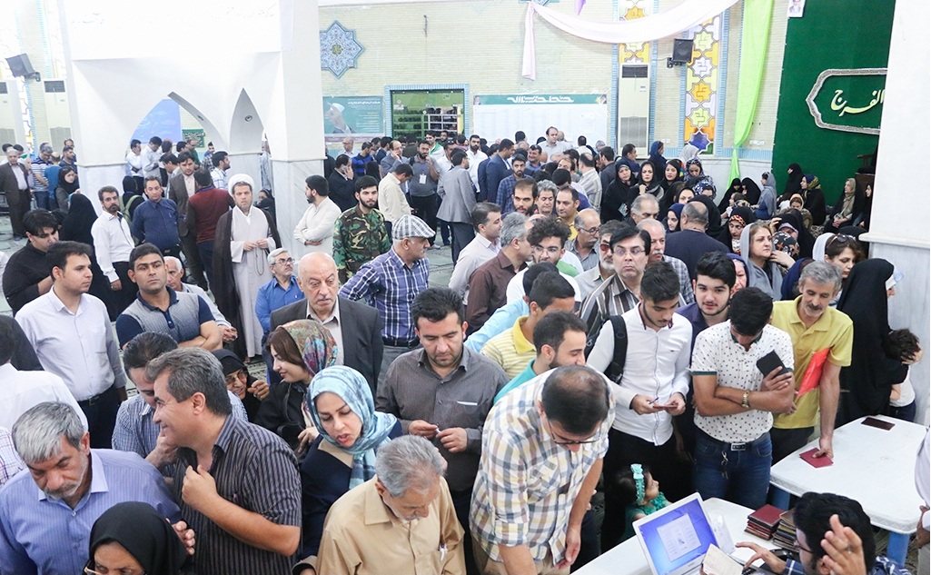 انتخاب 96/صفوف طولانی رأی در جای جای خوزستان