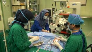 پیوند قرنیه به روش دالک نخستین بار در مازندران