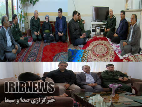 دیدار مسئولان با خانواده های معظم شهدا در مهاباد+فیلم
