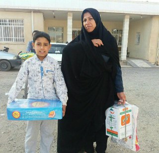 توزیع هدایای مقام معظم رهبری در بخش رخ تربت حیدریه