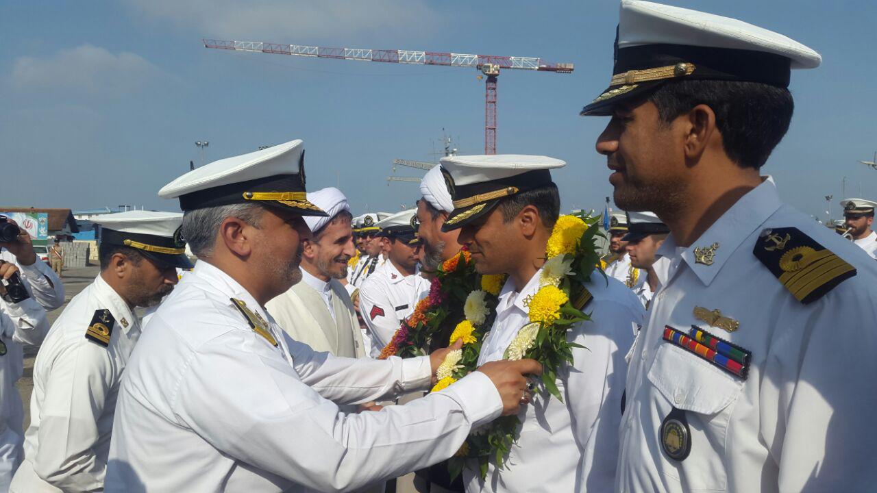 بازگشت ناوگروه صلح و دوستی ایران به انزلی