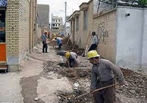 شبکه آب بافت فرسوده قزوین اصلاح می شود