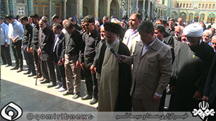 تشییع پیکر مادر شهیدان نظریان