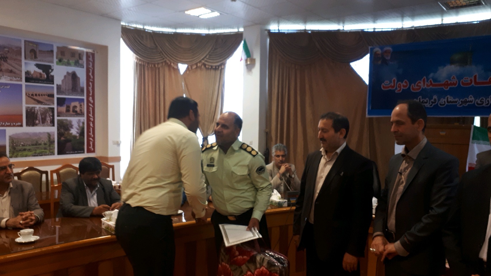 قدردانی از جانبازان عرصه مواد مخدر در فریمان