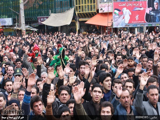 انعکاس مراسم عزاداری شهرستان پارس آباد