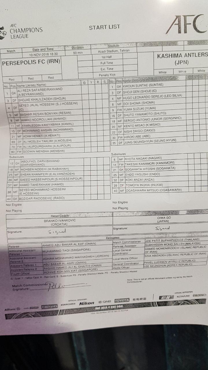 رونمايي برانکو از يازده مرد سرخ پوش