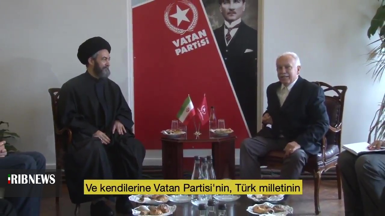 مصاحبه نماینده ولی فقیه در استان اردبیل با شبکه تلویزیونی سی ان ان ترک