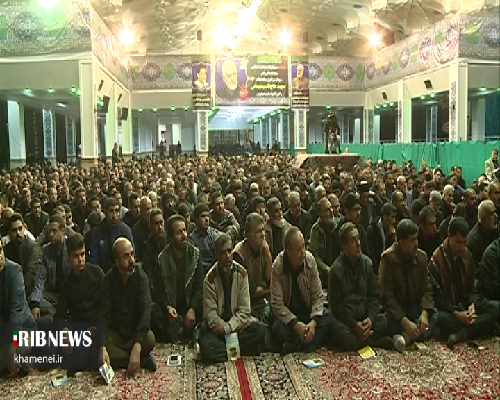 مراسم گرامیداشت سردار سلیمانی و همرزمش حسین پورجعفری مراسم گرامیداشت سردار سلیمانی و همرزمش حسین پورجعفری