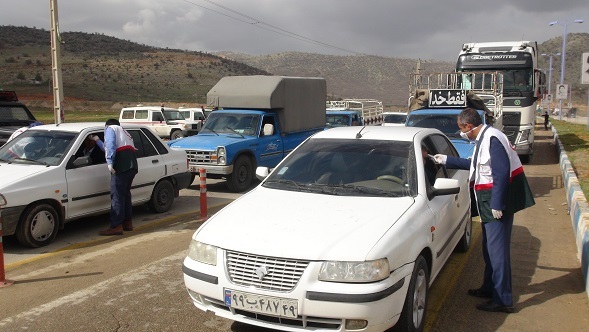 اجرای طرح غربالگری در ورودی شهرها توسط فرهنگیان بسیجی