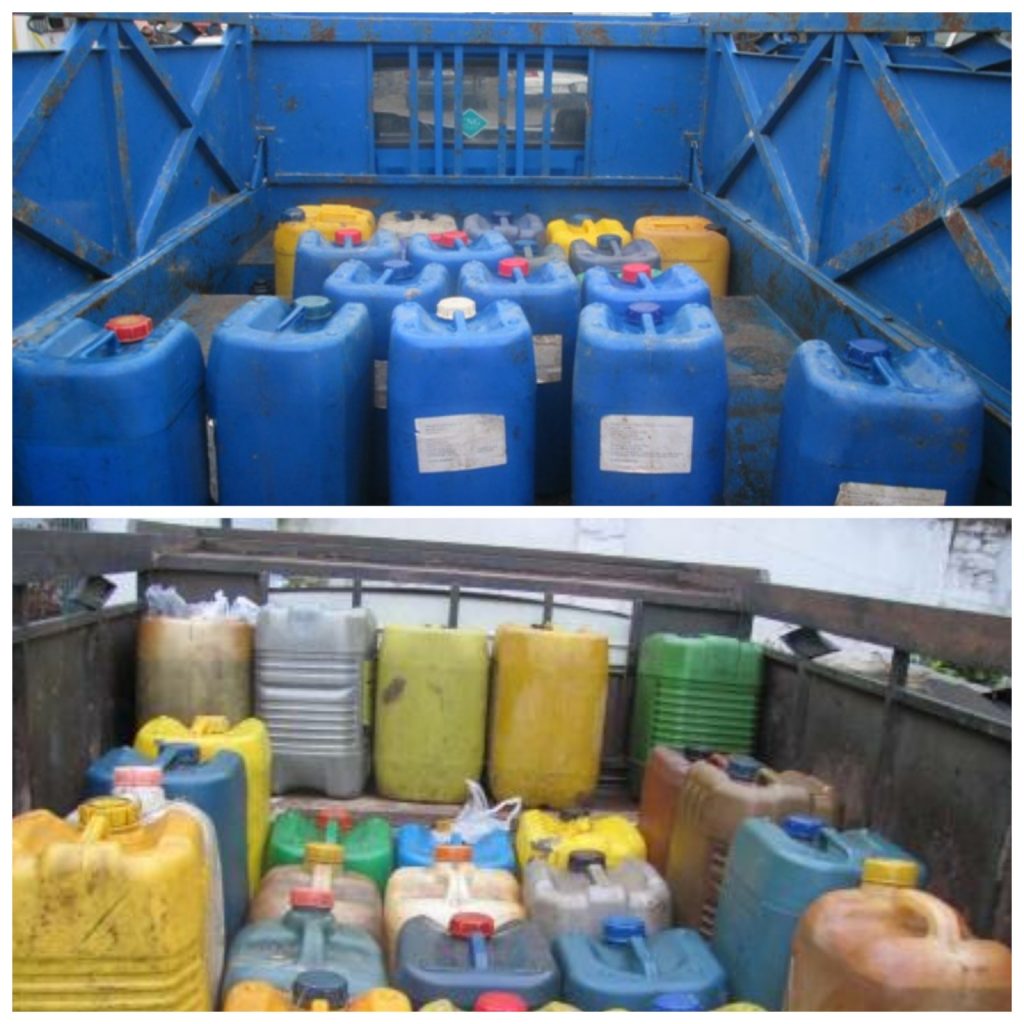 کشف 3هزار ليتر سوخت خارج از در دهاقان