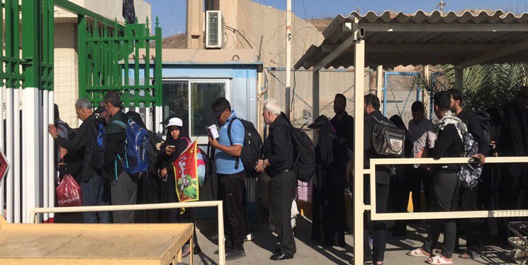 عبور روزانه ۱۰ تا ۱۵ هزار زائر