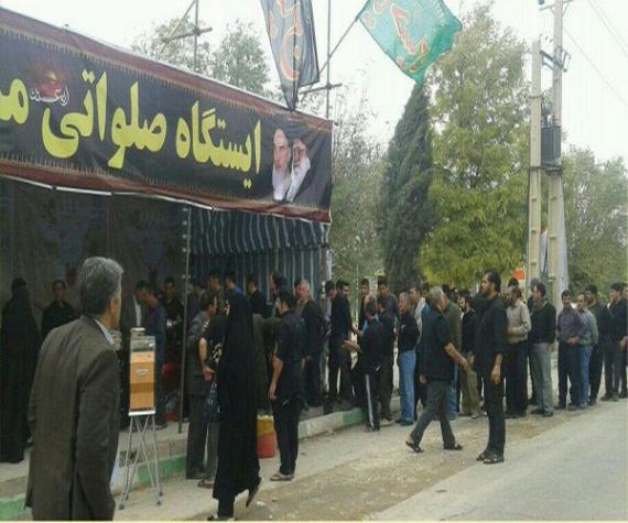 پذیرایی روزانه ۳۰ هزار زائر اربعین در شهر حمیل پذیرایی روزانه ۳۰ هزار زائر اربعین در شهر حمیل