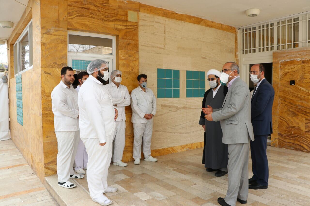 دیدار رییس شورای شهر مشهد از غسالان بهشت رضا (ع) مشهد دیدار رییس شورای شهر مشهد از غسالان بهشت رضا (ع) مشهد