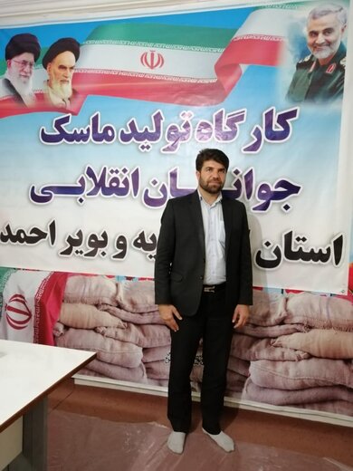 راه اندازی کارگاه تولید ماسک به همت جوانان و خیران