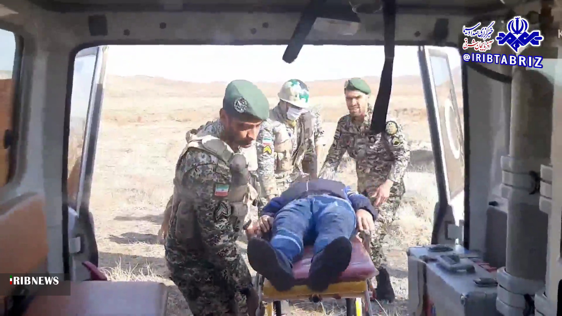 مانور آمادگی ارتش در برابر حوادث غیرمترقبه آذربایجان شرقی