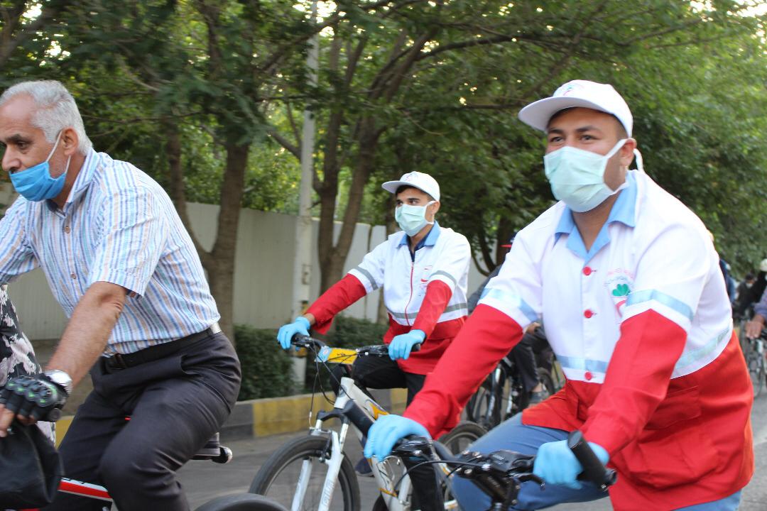 همایش دوچرخه‌سواری همگانی در قزوین 