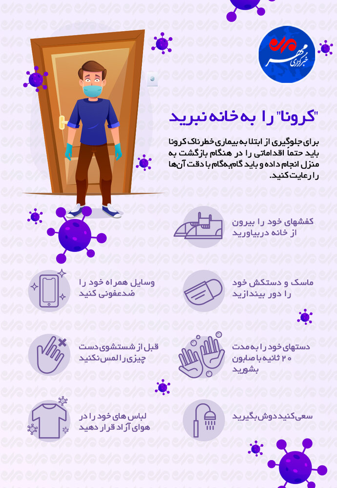 کرونا را به خانه نبرید