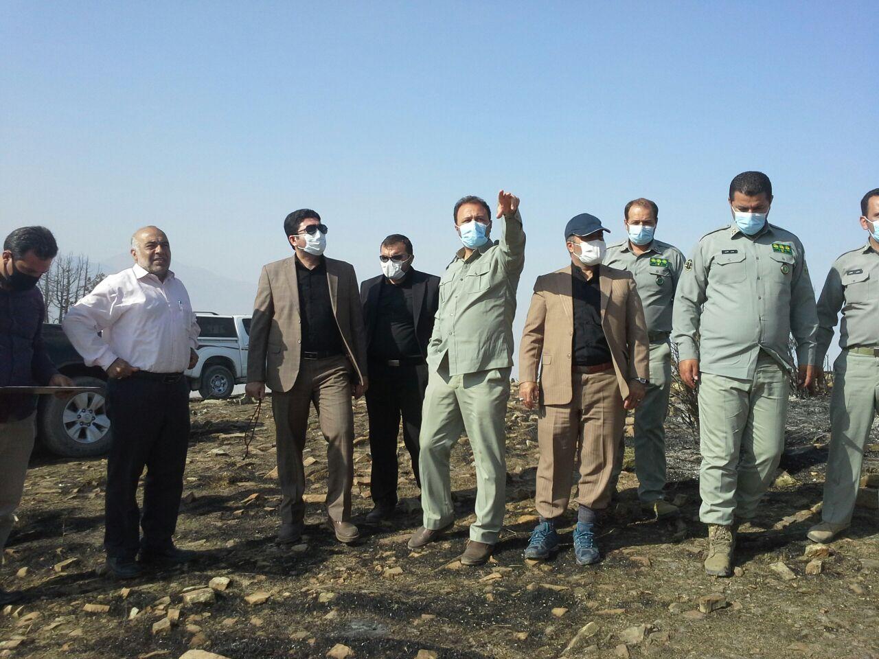 شناسایی دو مظنون برای آتش سوزی مراتع روستای لات