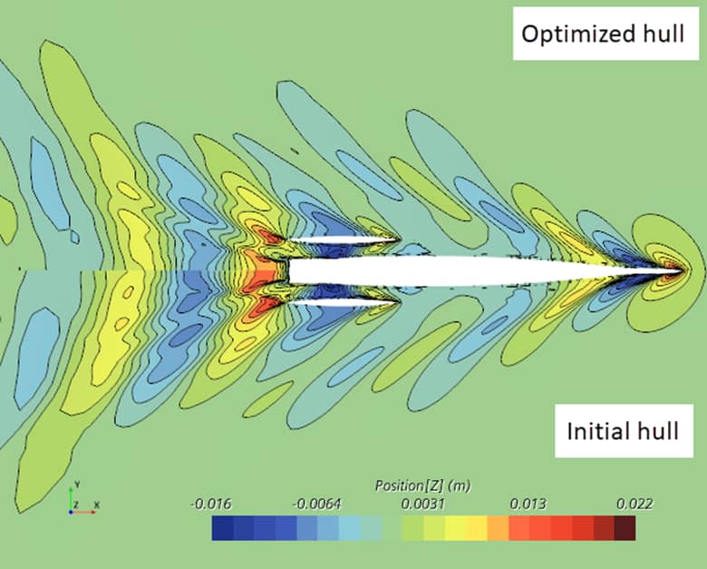 روشی نوین برای استخراج فرم بدنه بهینه شناور سه بدنه