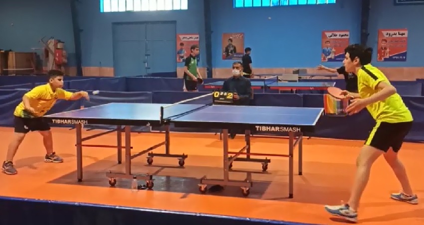 برگزاری مسابقات انتخابی تنیس روی میز در بندرخمیر