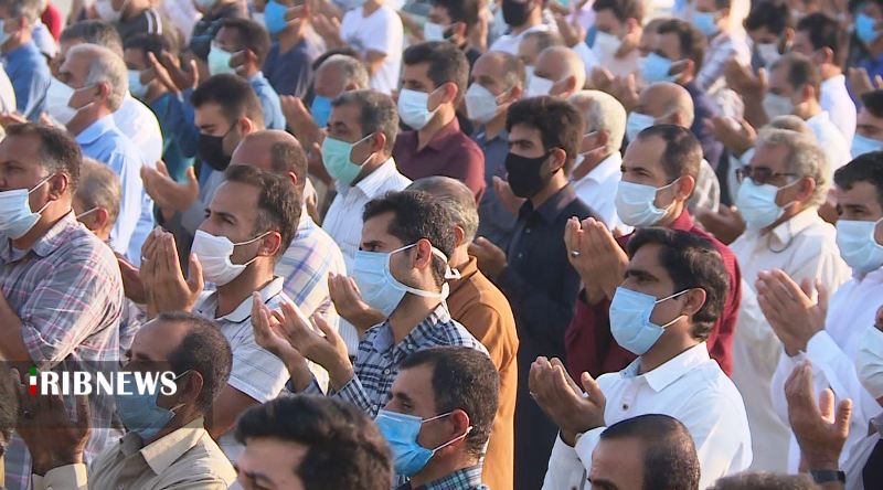 مصلی کیش میزبان نمازگزاران عید سعید فطر