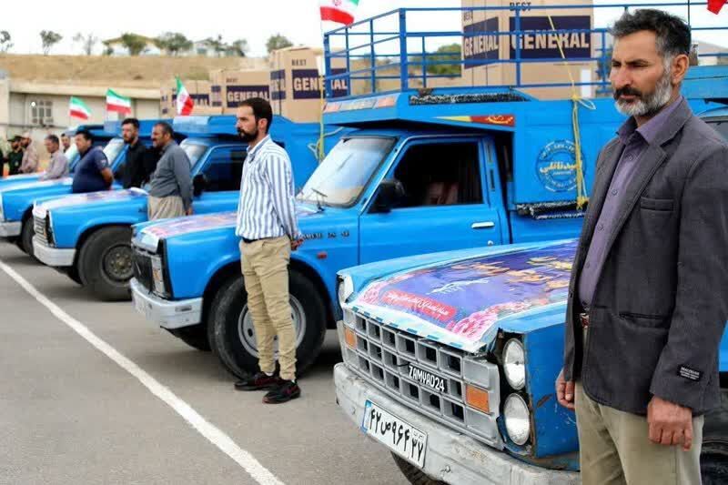 اهدای ۱۱ سری جهیزیه به نوعروسان نیازمند خوی