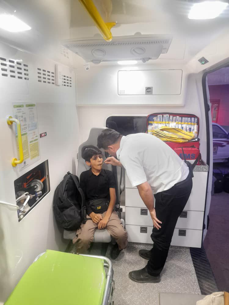 اورژانس گیلان پا به پای زائران اربعین حسینی (ع)