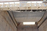 تست خشک دریچههای سرریز سد کرخه تست خشک دریچههای سرریز سد کرخه