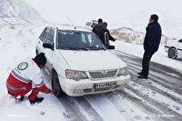 امدادرسانی به ۱۴۳ خودرو و نجات ۷۱۵ نفر گرفتار در برف خراسان شمالی