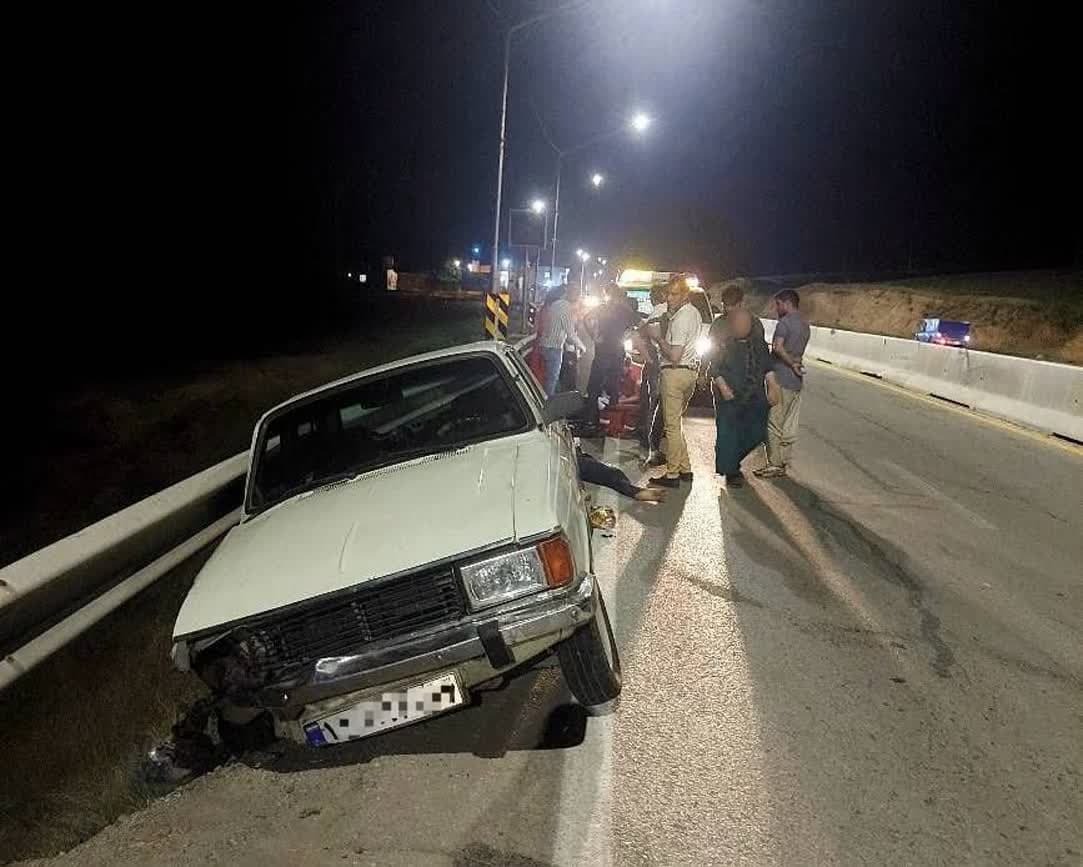 حادثه رانندگی در محور  ارومیه _ سلماس