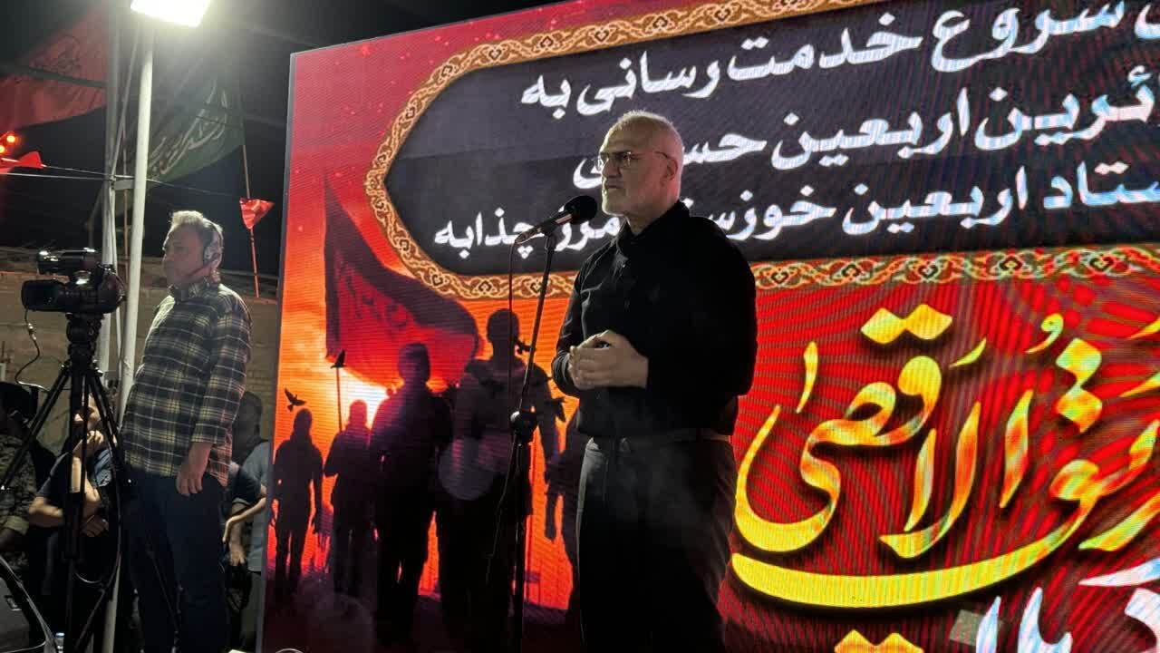 آغاز رسمی خدمت رسانی به زوار اربعین حسینی در مرز چذابه آغاز رسمی خدمت رسانی به زوار اربعین حسینی در مرز چذابه