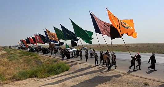 حرکت کاروان ۲ هزار نفری عشاق الحسین (ع) رامشیر به سمت کربلای معلی حرکت کاروان ۲ هزار نفری عشاق الحسین (ع) رامشیر به سمت کربلای معلی