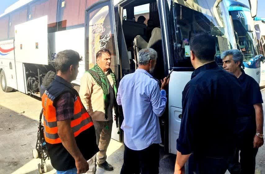 خدمت‌رسانی ناوگان حمل و نقل مسافری در بازگشت زائران اربعین