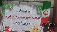 جشن شکر گزاری برداشت سیب در بروجرد