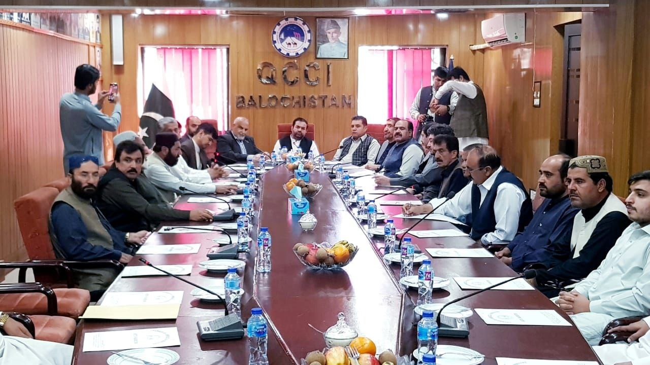 تاکید بر گسترش روابط تجاری در دیدار سرپرست سرکنسولگری ایران با اعضای اتاق بازرگانی کویته پاکستان