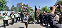 تشییع پیکر پاک شهید یاسین پرچم در مهرشهر