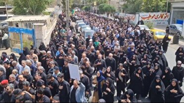 تشییع پیکر شهید خادمی در نظر آباد