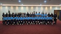 کاروان تیم ملی فوتبال بانوان میهمان سفارت جمهوری اسلامی ایران در امان