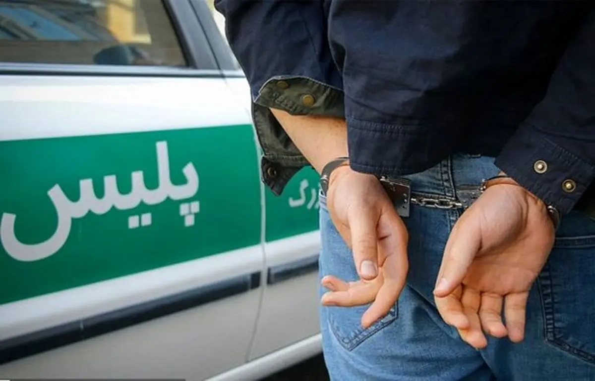 دستبند پلیس بر دستان سارق در شهرستان مهر