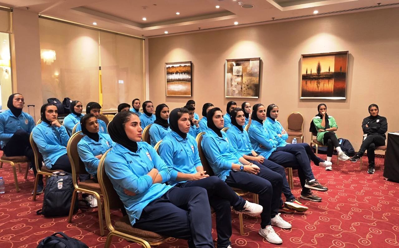 برگزاری نشست فنی تیم ملی ایران در روز دیدار با اردن