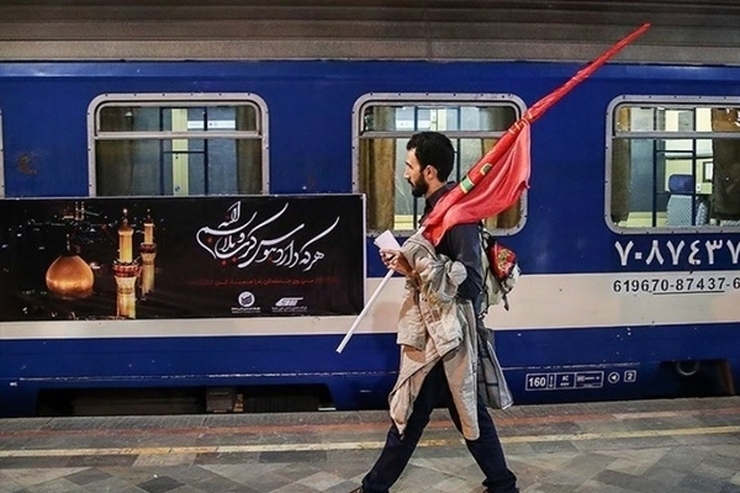 جابه‌جایی رایگان زائران اربعین با ریل‌باس در مسیر خرمشهر-شلمچه