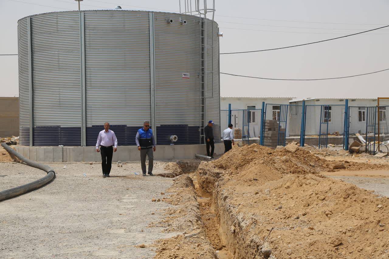 ۱۳۰ لیتر بر ثانیه آب پایدار برای زائران اربعین در مرز مهران تأمین شد