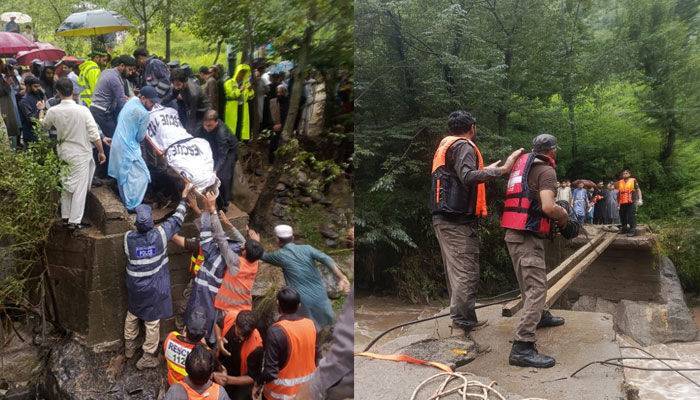 سیل و رانش زمین در پاکستان ۶۱ قربانی گرفت