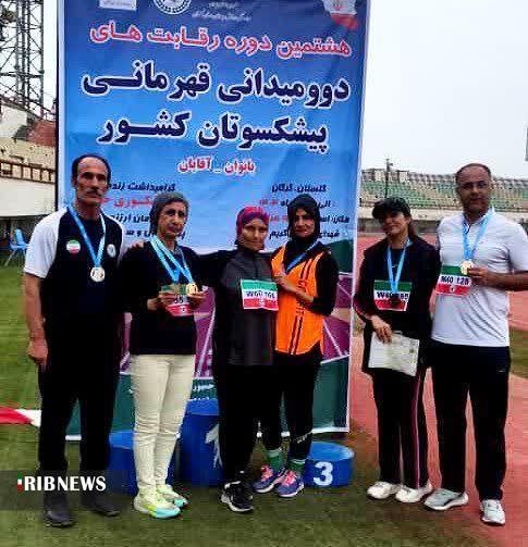 پیشکسوتان خراسان شمالی در مسابقات دو و میدانی کشور درخشیدند