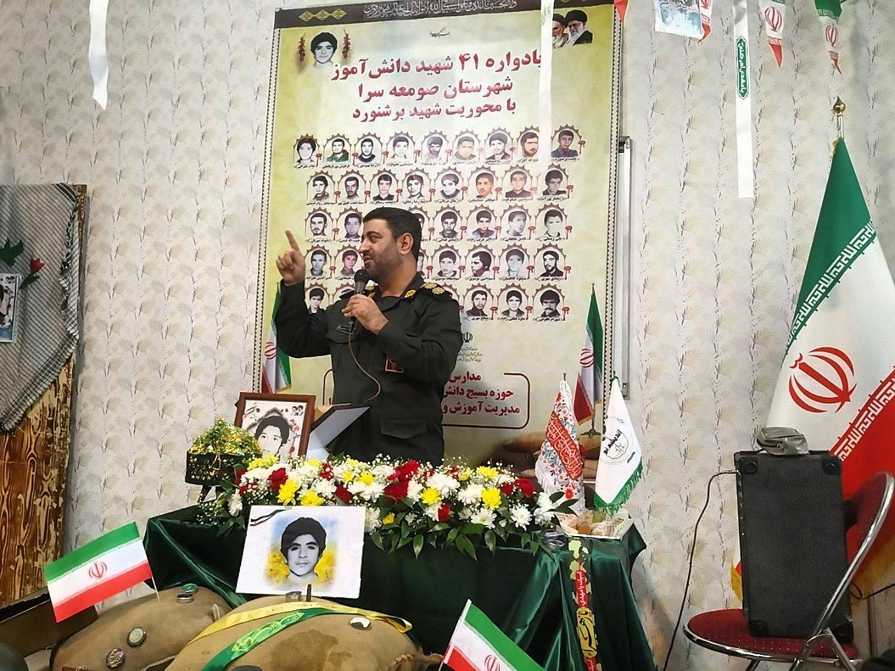 یادواره شهدای دانش آموز و شهید برشنورد در صومعه سرا یادواره شهدای دانش آموز و شهید برشنورد در صومعه سرا