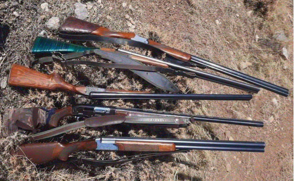 دستگیری پنج شکارچی متخلف در روستای گلشیخان ارومیه