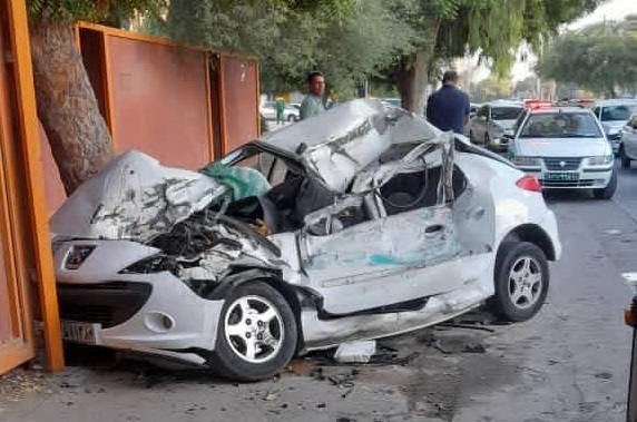 حادثه رانندگی در بندرعباس جان راننده را گرفت